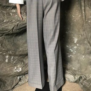 "Talbots", wide leg,  plaid dress pants, size 10